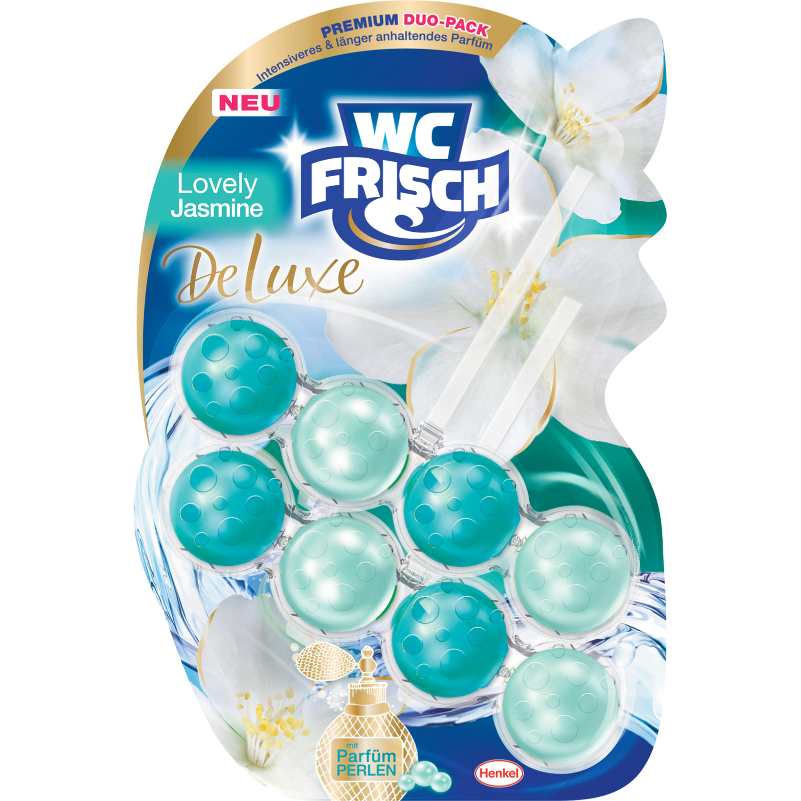 WC Frisch Einhänger DeLuxe Lovely Jasmine 2 x 50 g