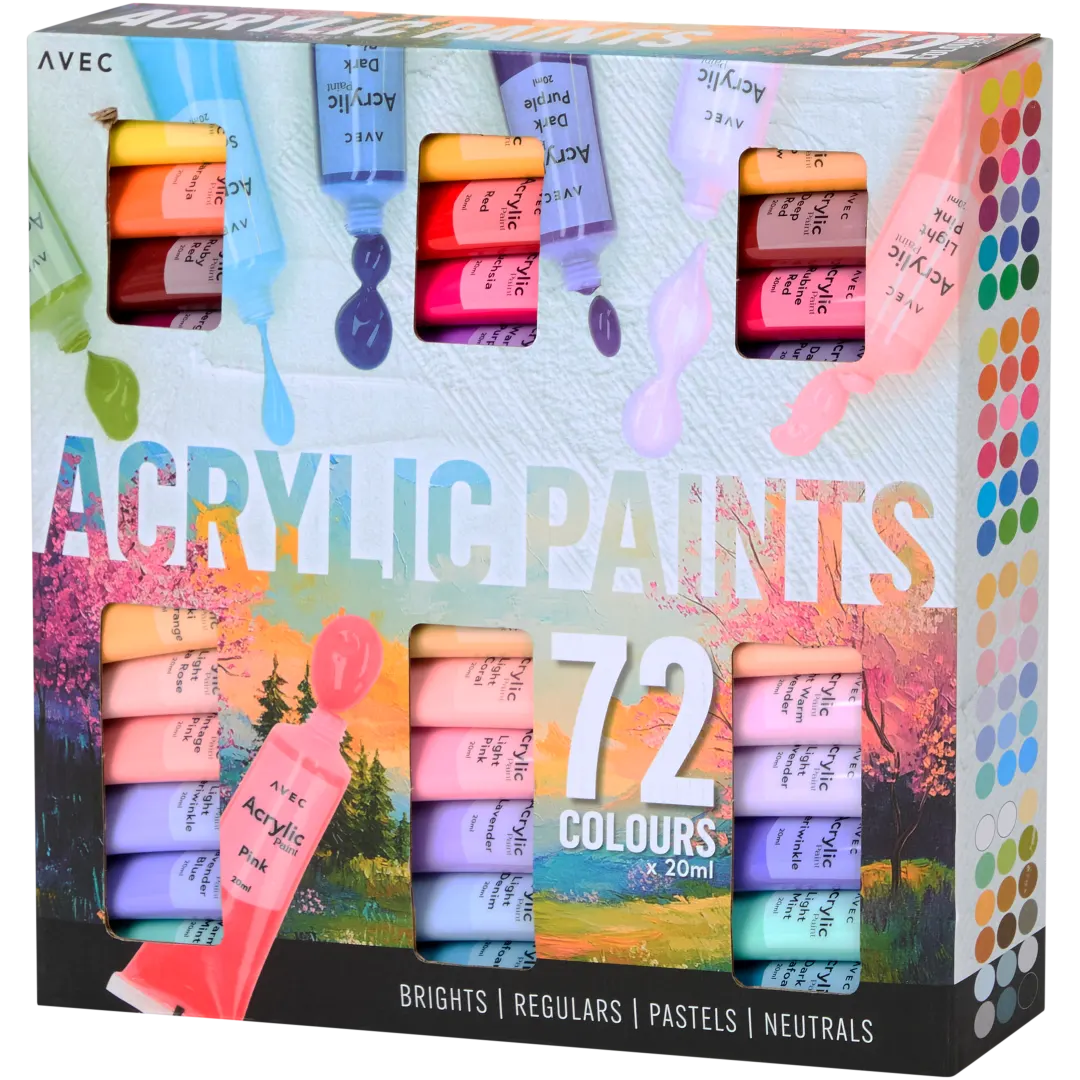 Kit de peinture acrylique Avec