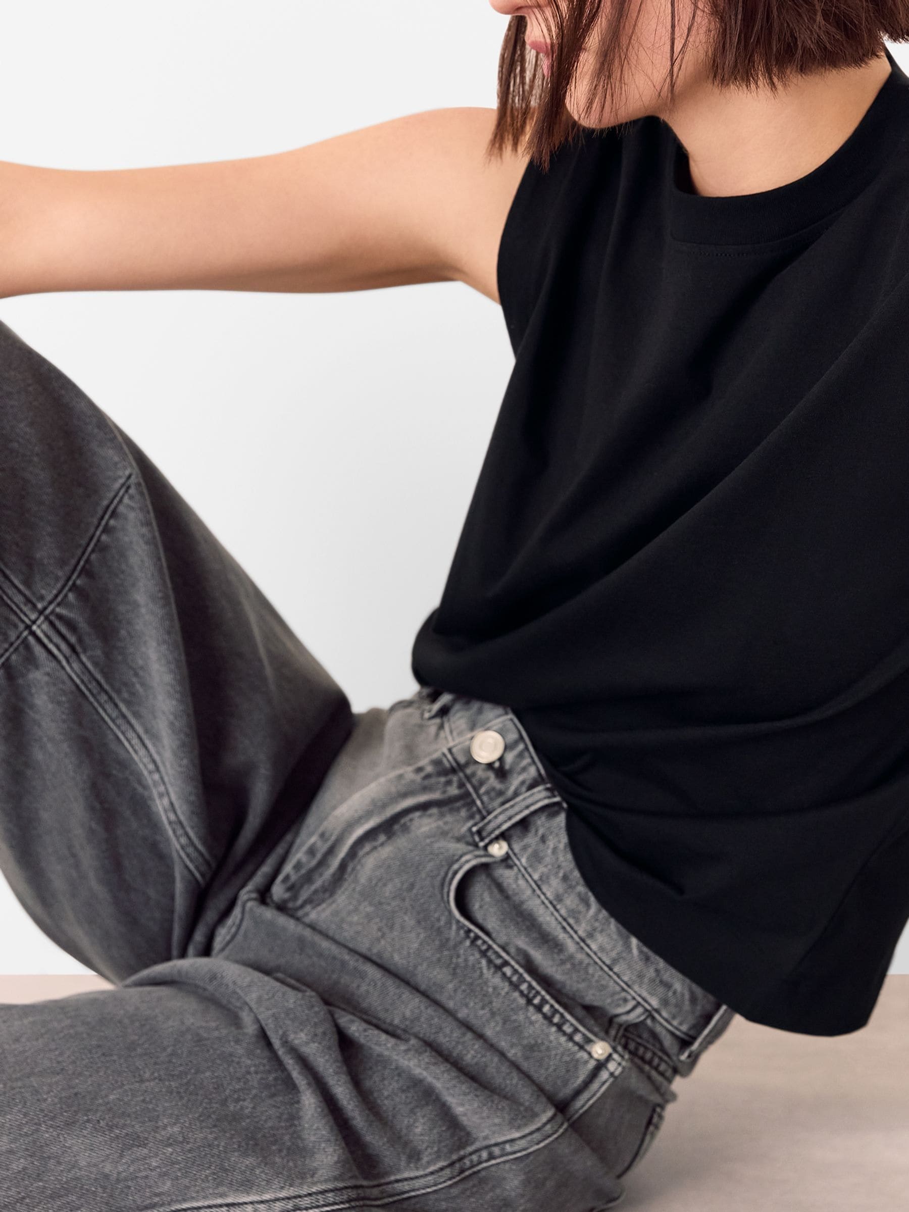 Whistles Horseshoe Barrel Leg Jeans