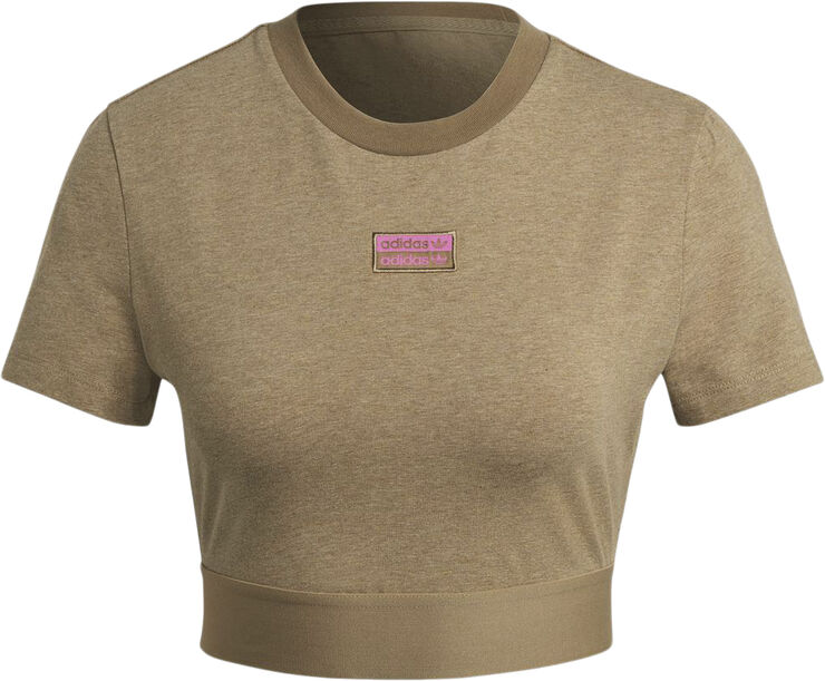adidas CROPPED TEE Brown
