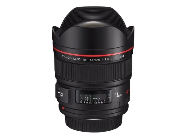 Canon EF - Vidvinkel objektiv - 14 mm - f/2.8 L II USM - Canon EF - for EOS 1000, 1D, 50, 500, 5D, 7D, Kiss F, Kiss X2, Kiss X3, Rebel T1i, Rebel XS, Rebel XSi