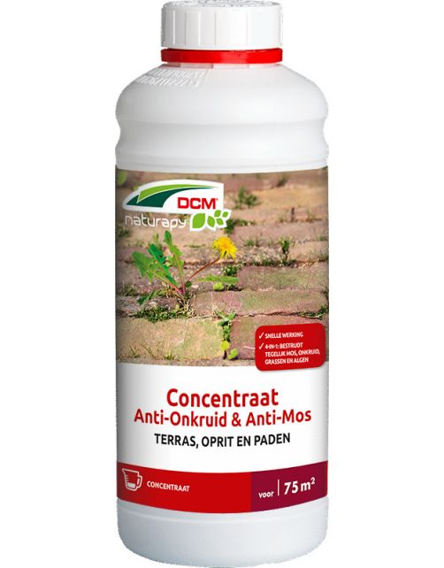 Dcm Naturapy Anti-Onkruid Anti-Mos Terras Concentraat - Algen- Mosbestrijding