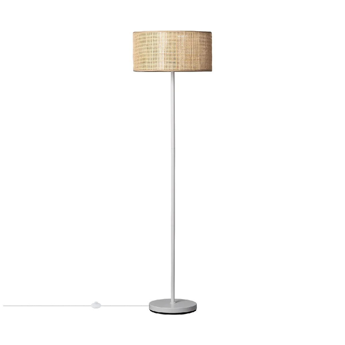 Ledkia Lampadaire Baracoa Blanc