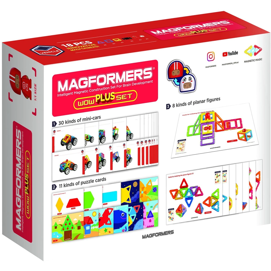 MAGFORMERS® WOW Plus Set