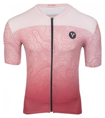 Maillot Manches Courtes LeBram Grand Ballon Rouge Coupe Ajustée