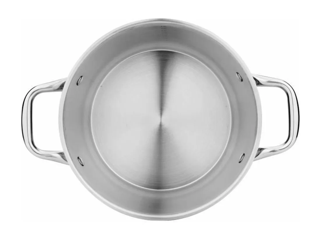 Marmite 36 cm avec couvercle – Inox