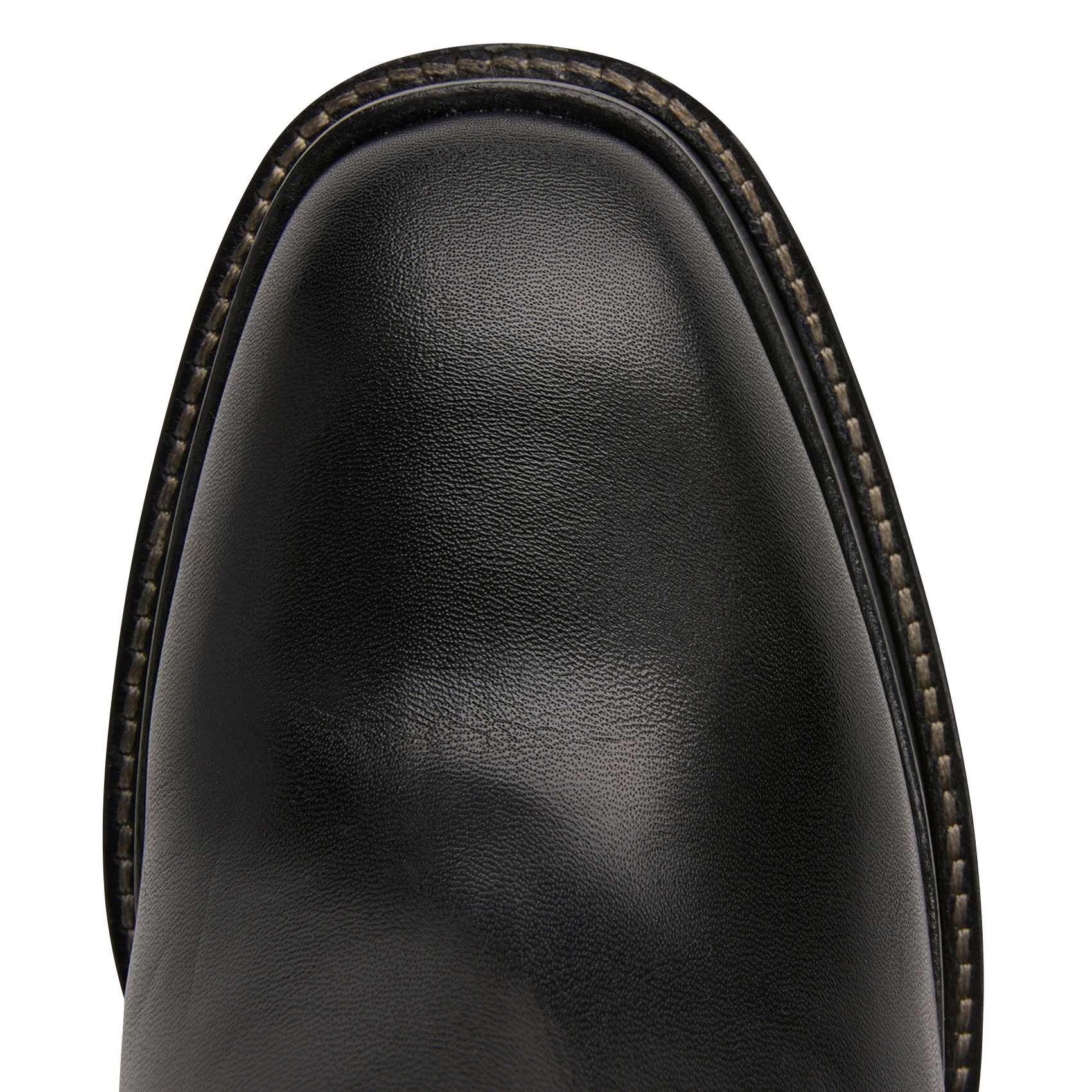 DEVA - Bottines à plateforme en cuir | Noir