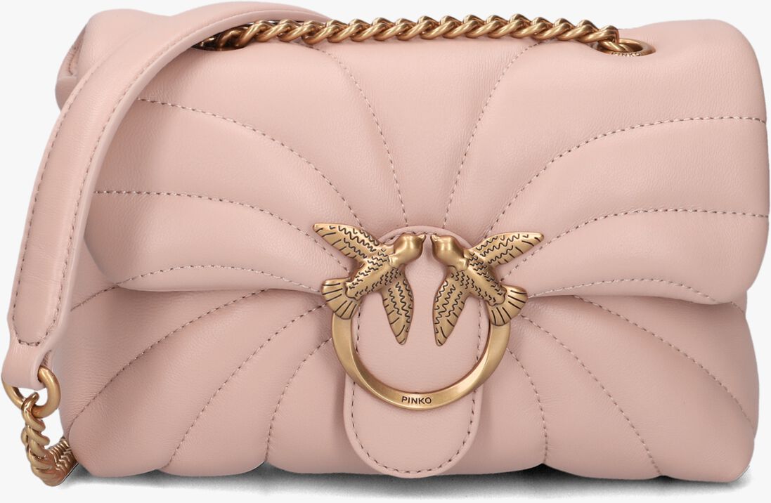 roze pinko schoudertas love puff mini