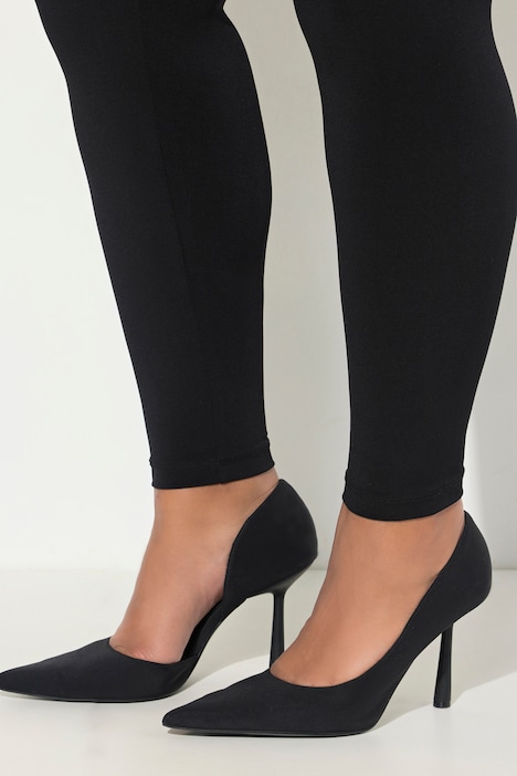 Leggings, High Waist, schmales Bein, Elastikbund