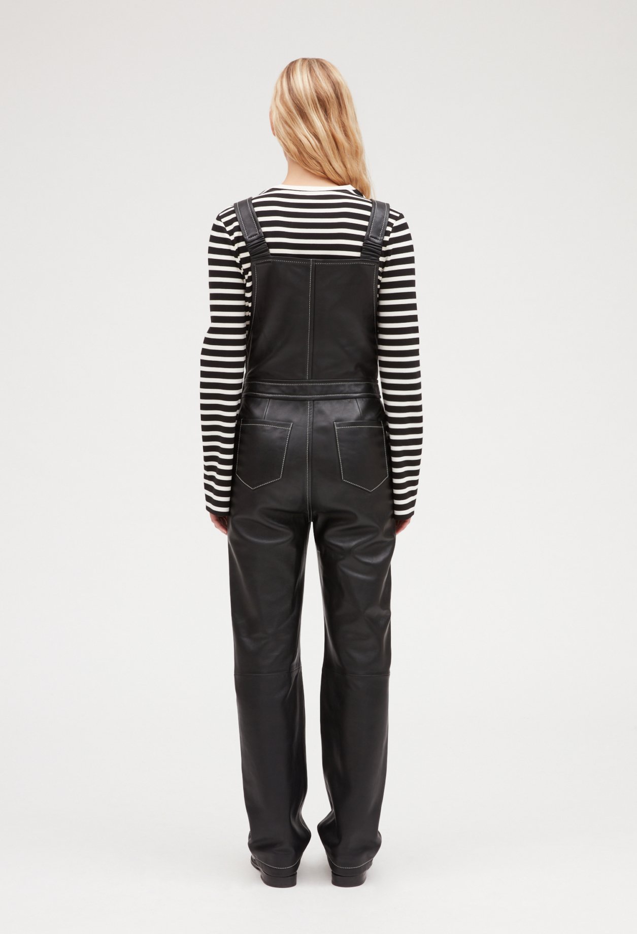 Salopette cuir