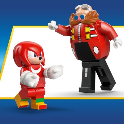 LEGO Sonic 77005 Knuckles mot Dr. Eggmans Egg Crusher-robot