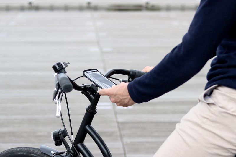 Shapeheart - Magnetische Fietshouder - Waterdichte Tas - Universeel - Zwart