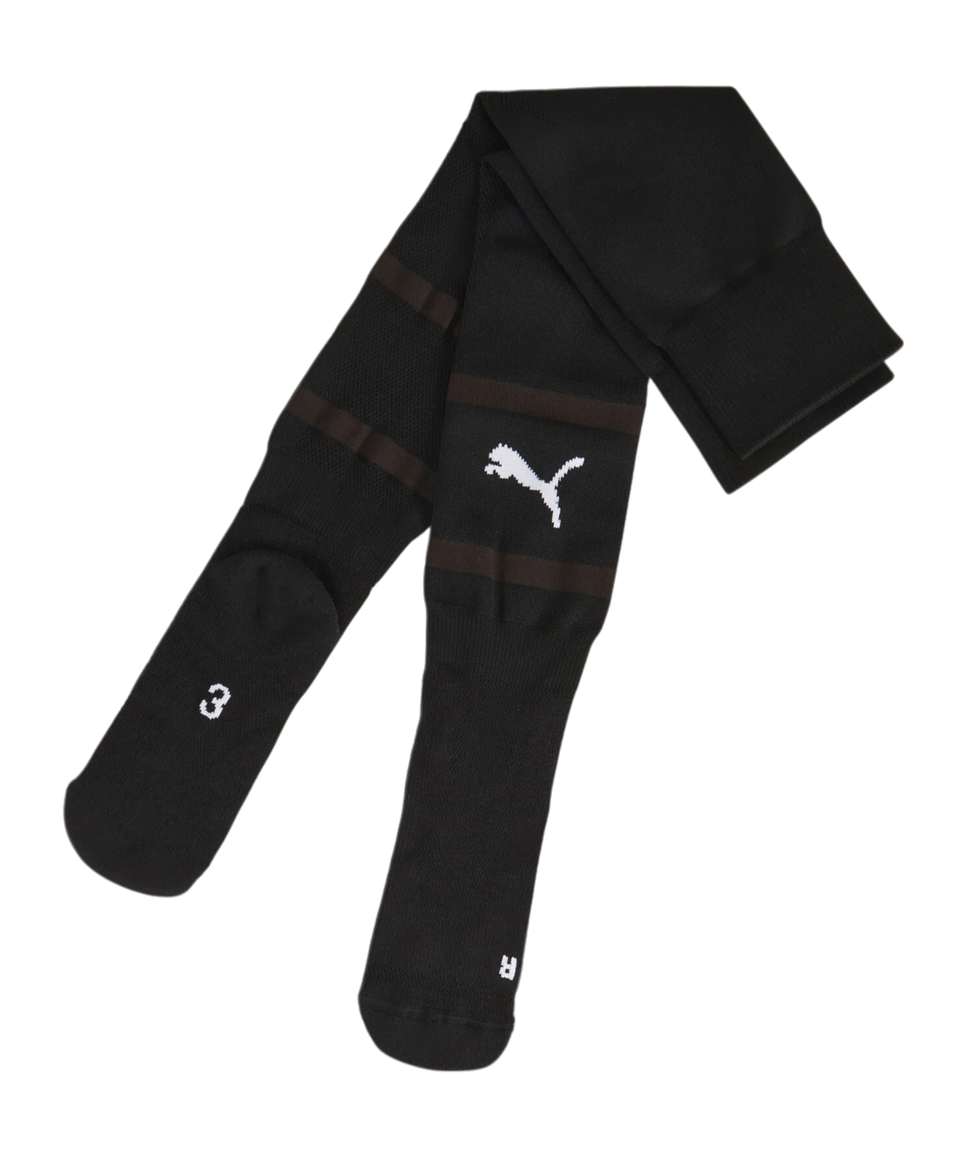 PUMA teamFINAL Strumpfstutzen Schwarz Weiss F03