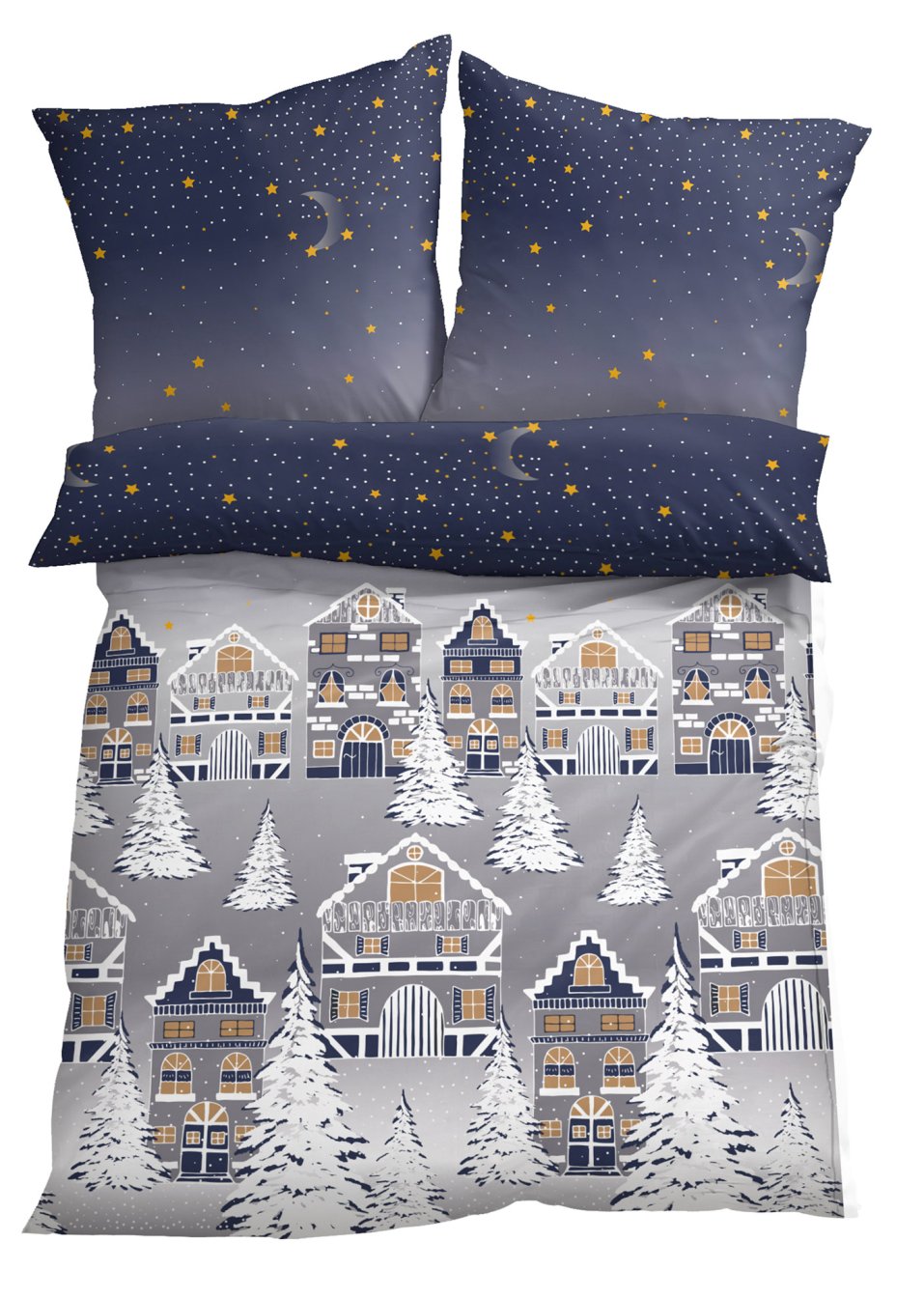 Parure de lit avec motif hivernal