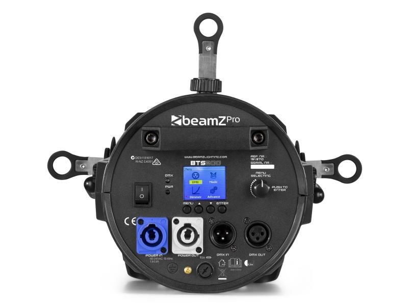 BeamZ Pro Scheinwerfer BTS200 Scheinwerfer mit Zoom, 200 W