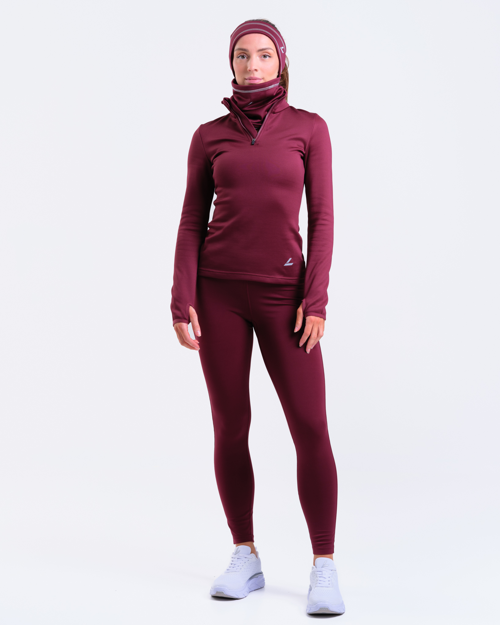 LEVITY Elemental Tights Burgundy