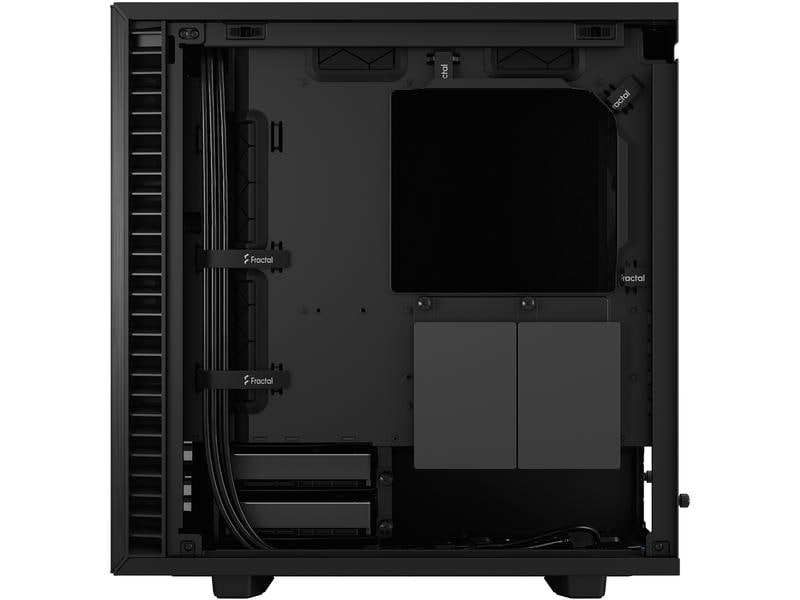 Fractal Design PC-Gehäuse Define 7 Mini Solid Schwarz Elegantes Mini-Tower-Gehäuse