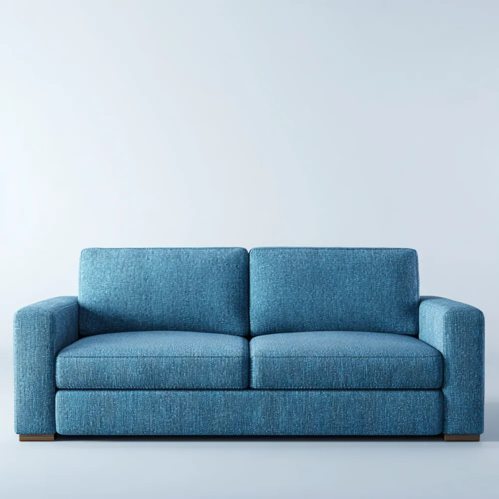 2-Sitzer-Sofa Stoff 150x85x80 cm – Blau – Zeitgenössisches Design