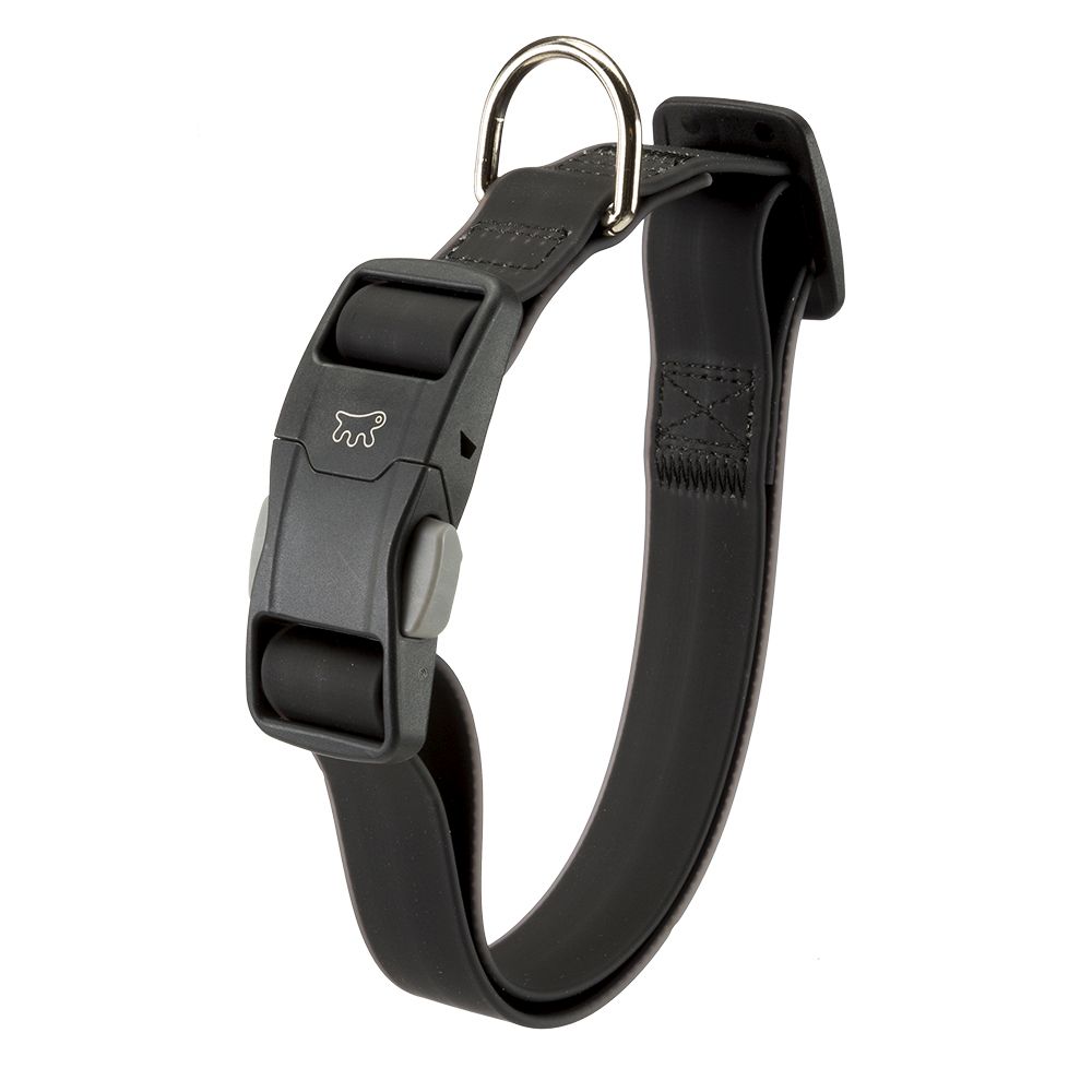Collier pour chiens evolution c16/44 avec boucle magnétique, hypoallergénique, lavable, noir