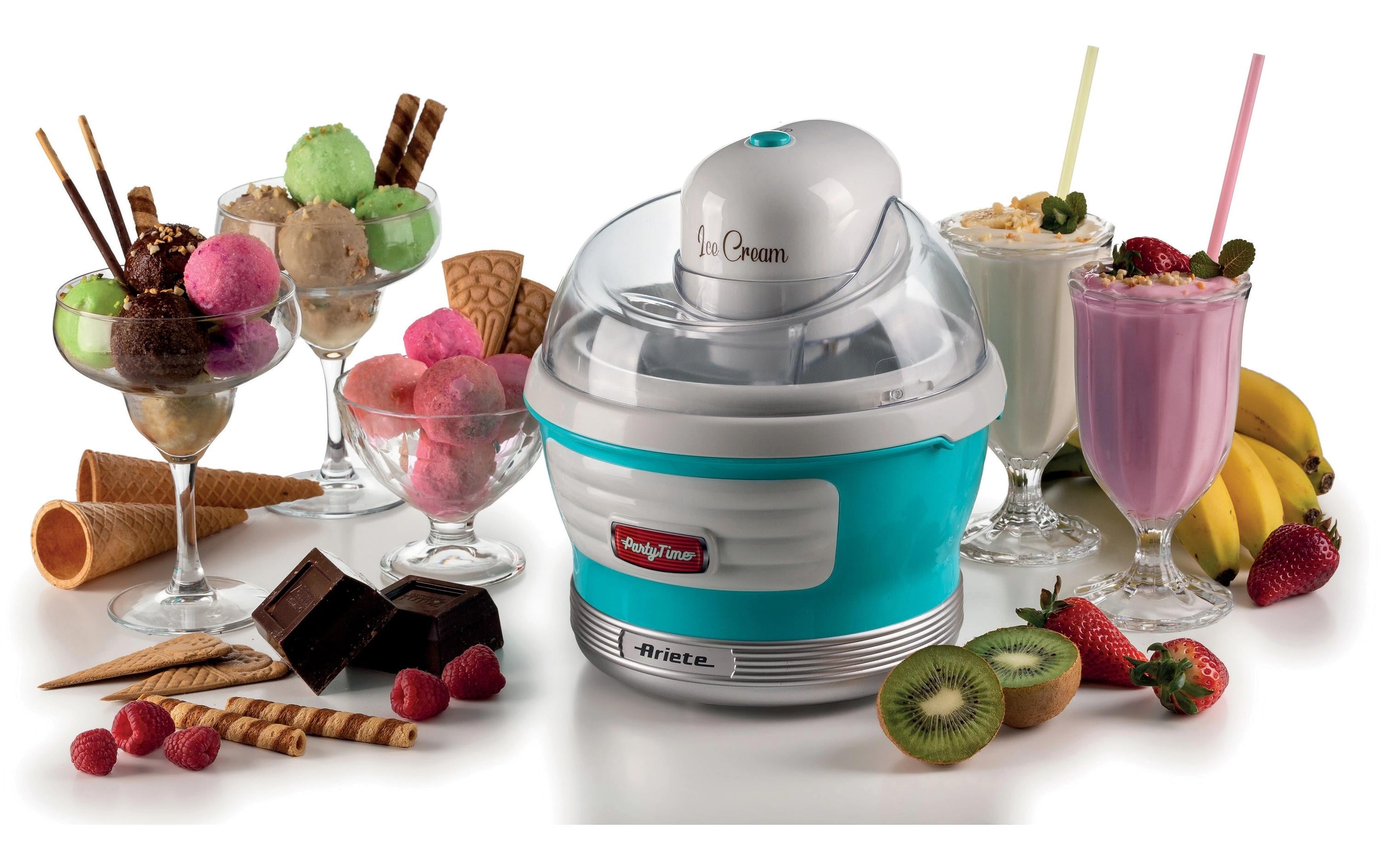 Glacemaschine Party Time ARI-643-BL 1.5 l, Blau/WeissEiskrem-Maschine