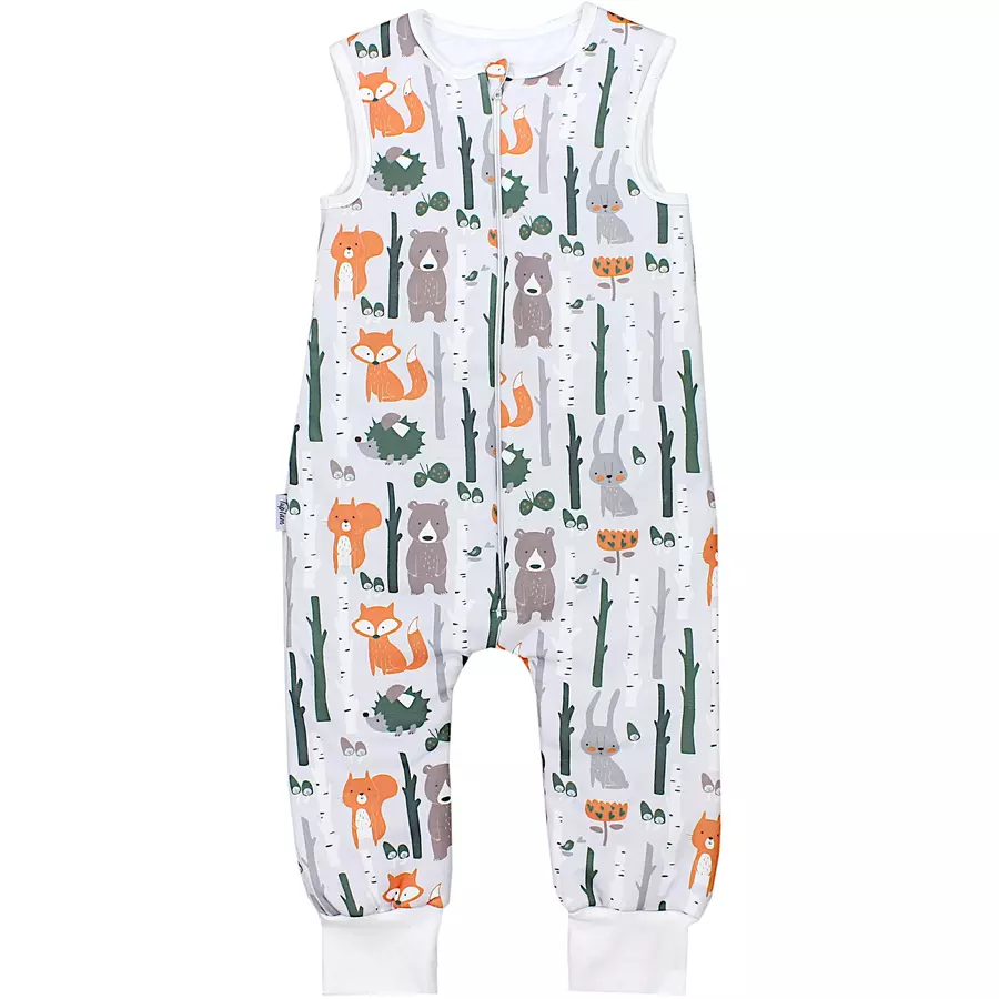 TupTam Baby  Winter Schlafsack mit Beinen 2,5 Tog grauorange