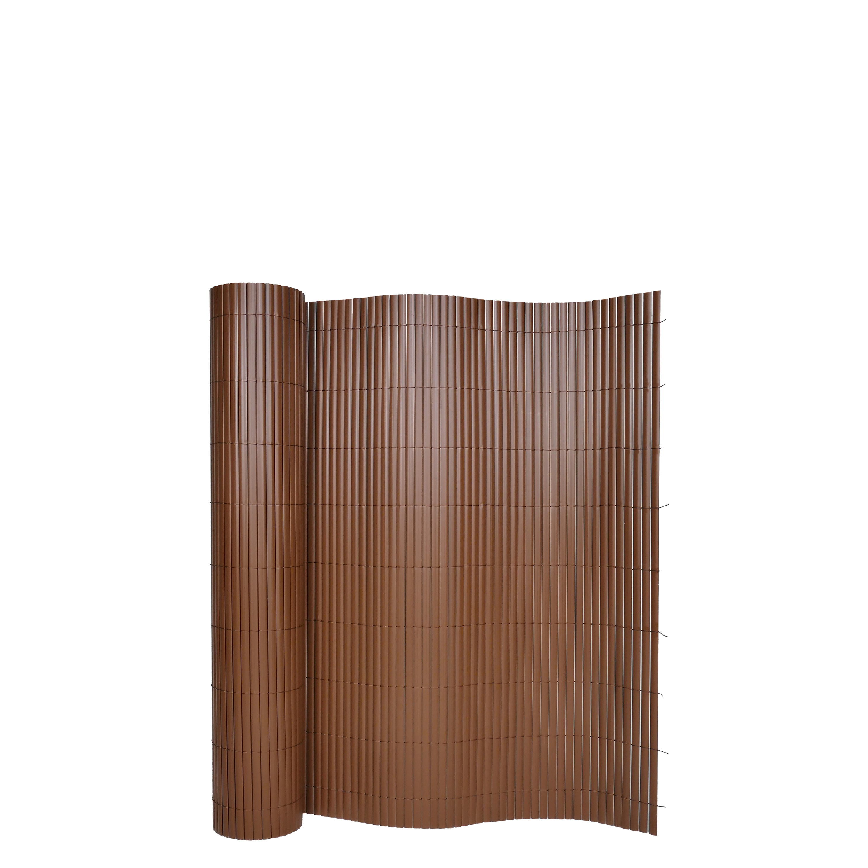 Sichtschutzmatte PVC 400 x 80 cm braun