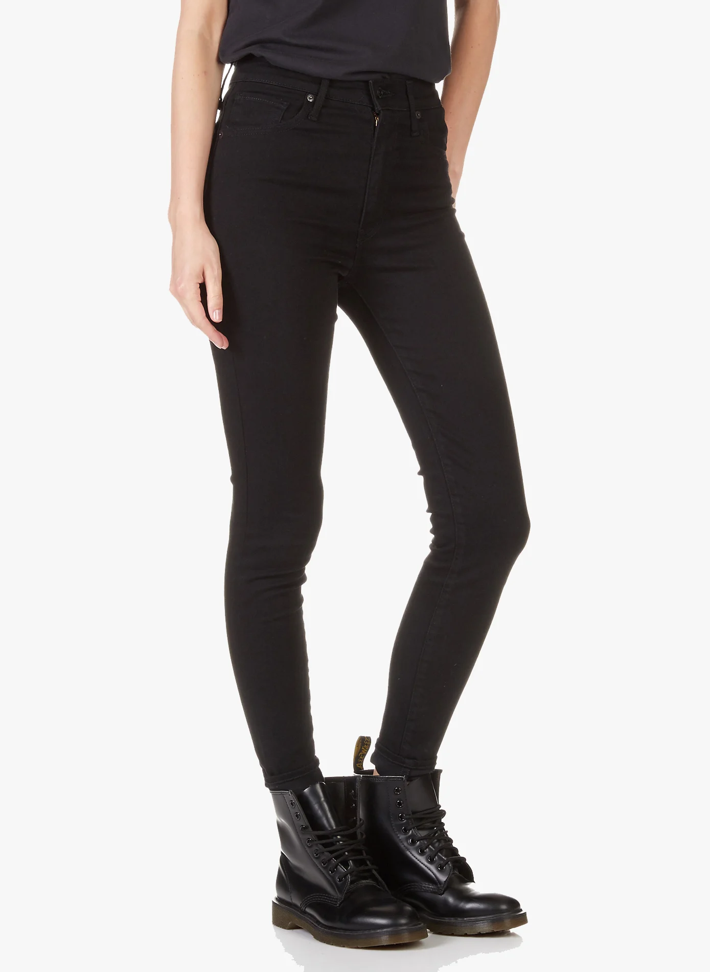MILE HIGH SUPER SKINNY - Jean super skinny taille haute | Noir