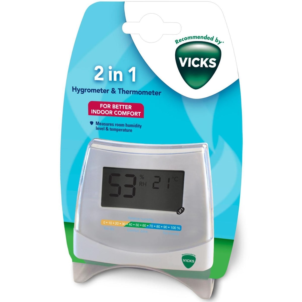 2 in 1 Hygrometer & Termometer