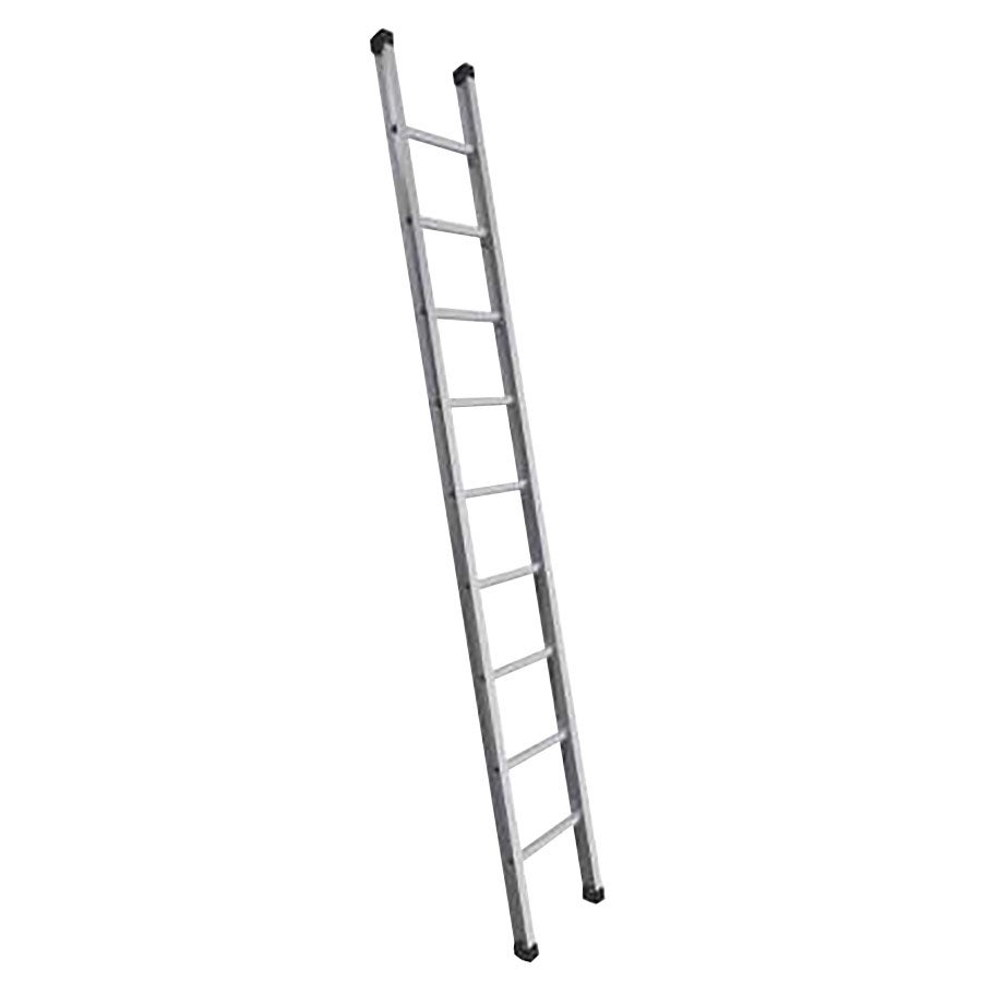 Schake aluminium sportenladder met I-profiel, 2,40 m lang
