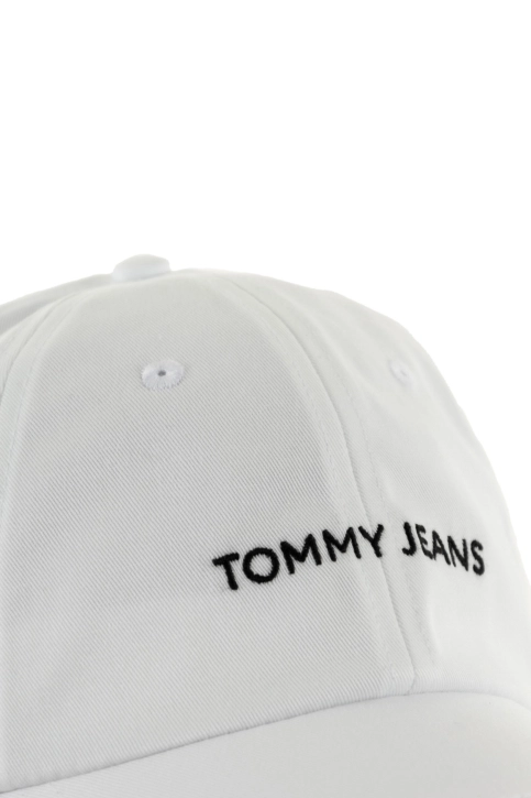 Casquettes tommy jeans linear logo ybr white
