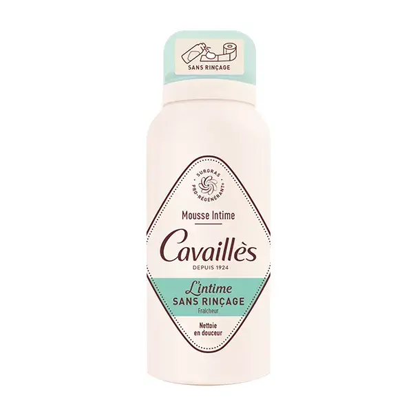 Espuma de Banho Íntima Cavaillès sem Enxágue para Frescor 100ml