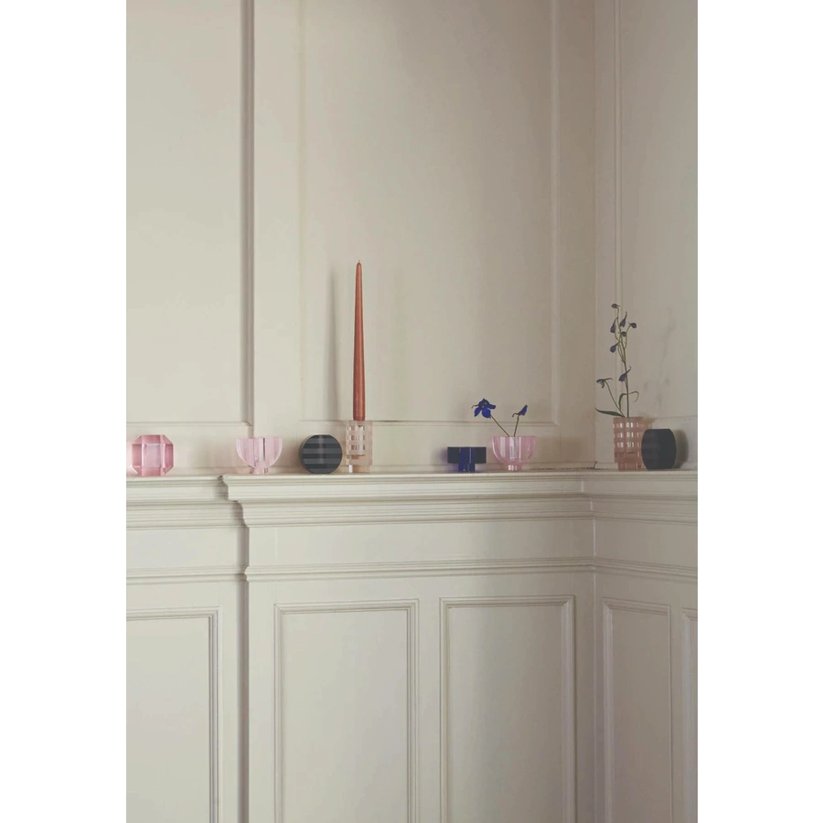 OYOY Kerzenständer Graphic Candleholder Anthrazit