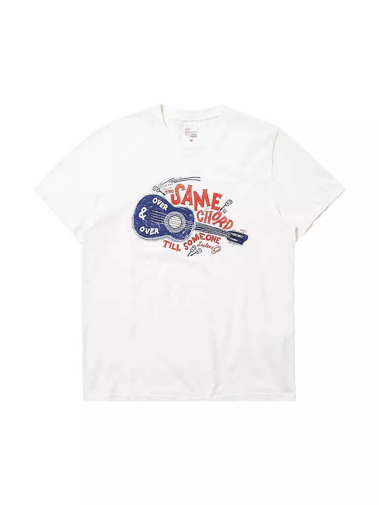 NUDIE JEANS T-Shirt ROY weiss