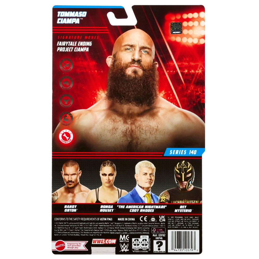 WWE Basic Series 140 Tommaso Ciampa Actionfigur