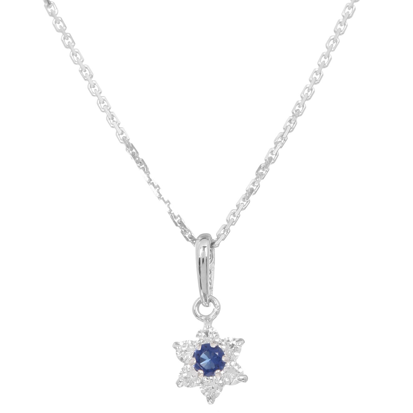 Instant d'Or Pendentif Le Messager Bleu or blanc