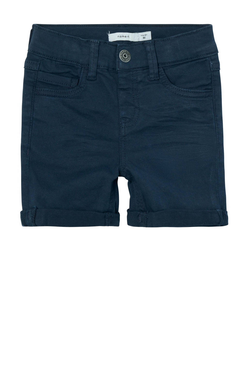 NAME IT regular fit casual short NMMSILAS donkerblauw