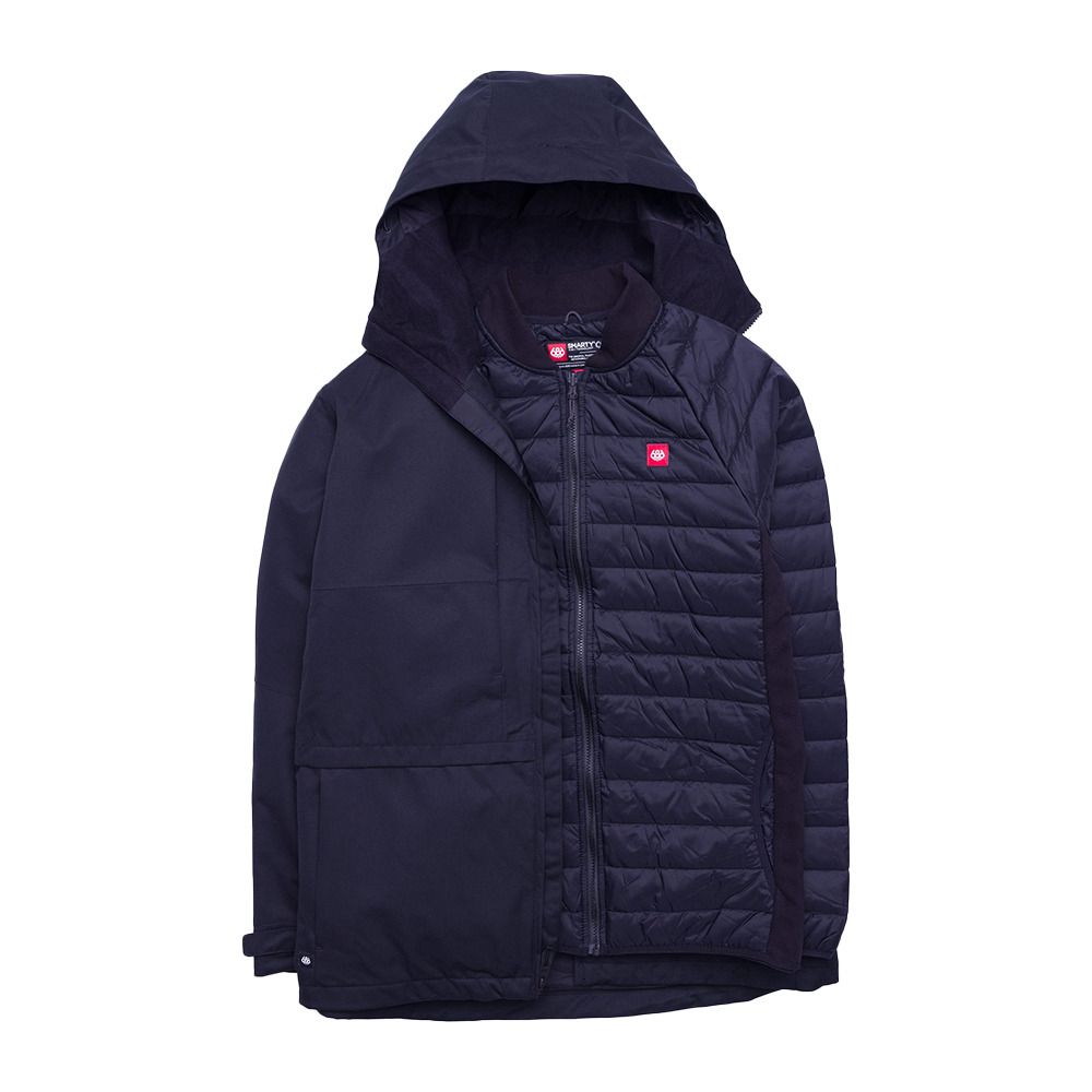 686 SMARTY® 3-IN-1 FORM - Veste ski Homme black
