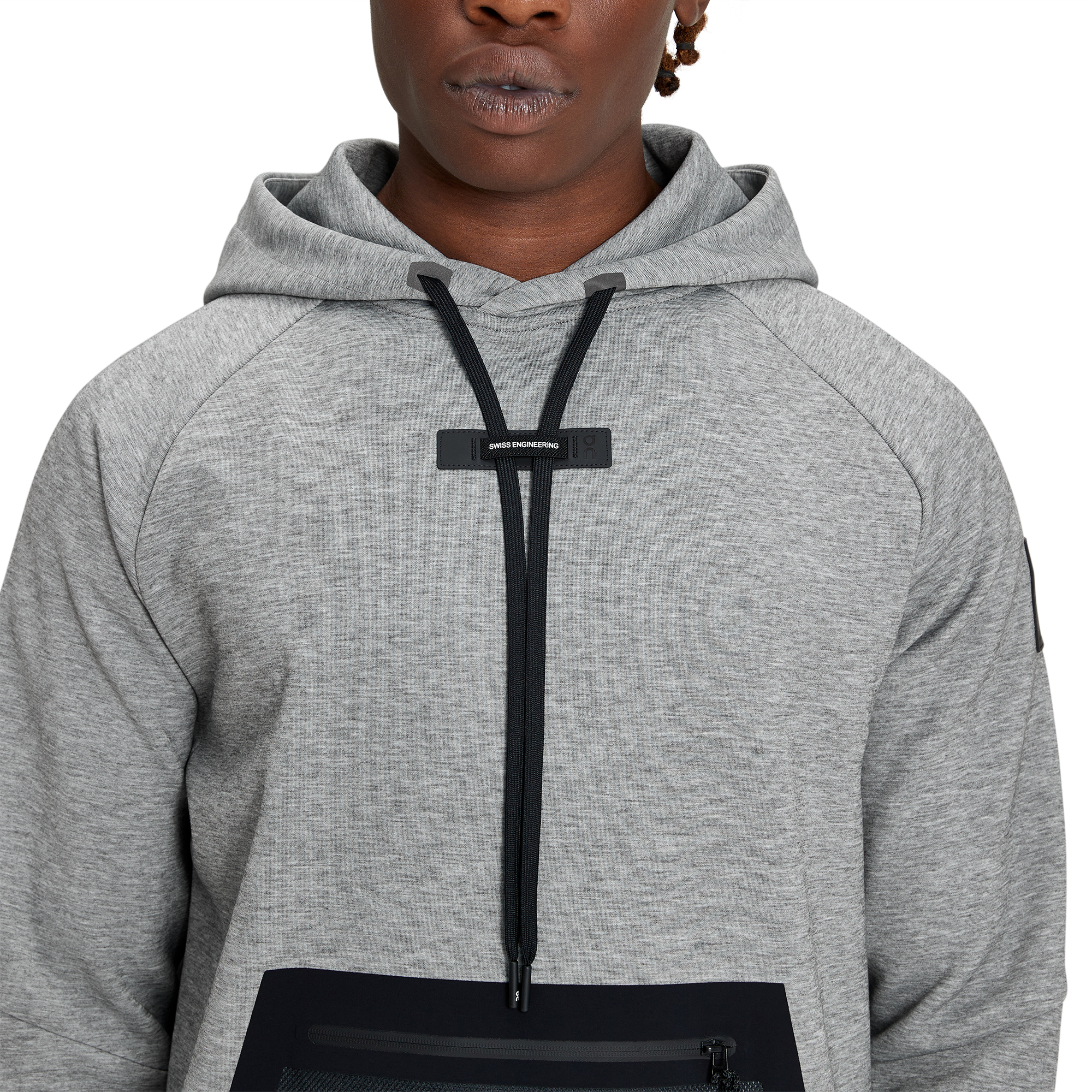 Hoodie Herre Grey