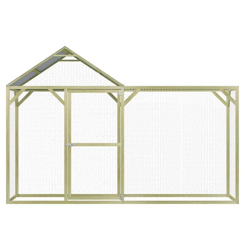 Poulailler 3 x 1,5 x 2 m pinède imprégnée