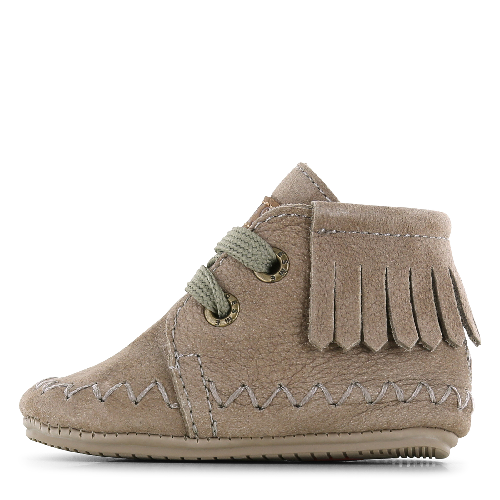 Shoesme taupe BABY-PROOF® Schuh mit Rüschen
