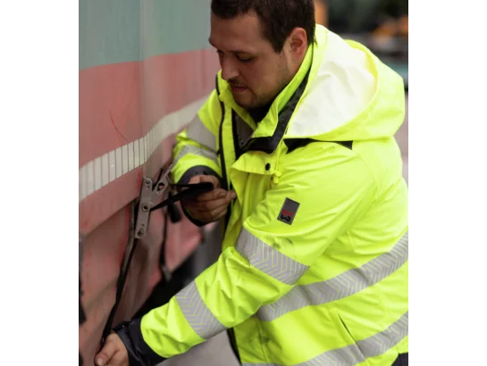 Parka de travail haute-visibilité jaune fluo 4 en 1 Würth MODYF