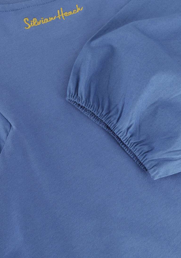 SILVIAN HEACH blauwe silvian heach mini jurk gpp23070ve