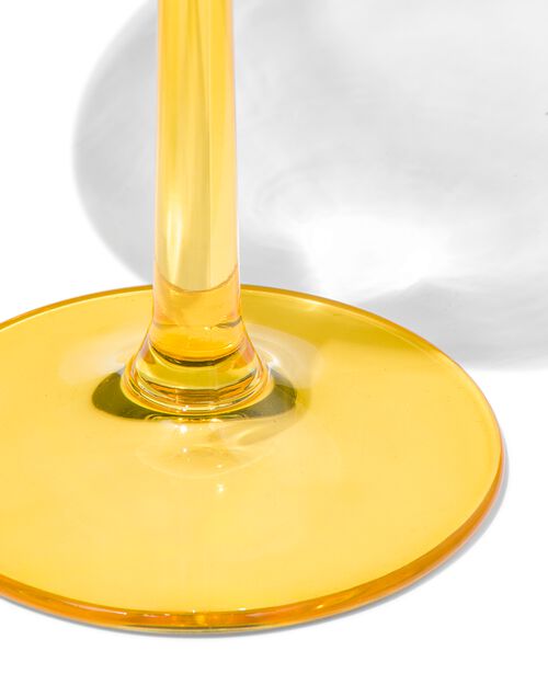 verre à vin 430ml vaisselle dépareillée verre avec jaune