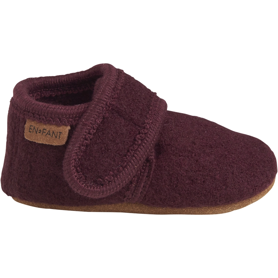 EN FANT Baby Wool Slippers Winetasting