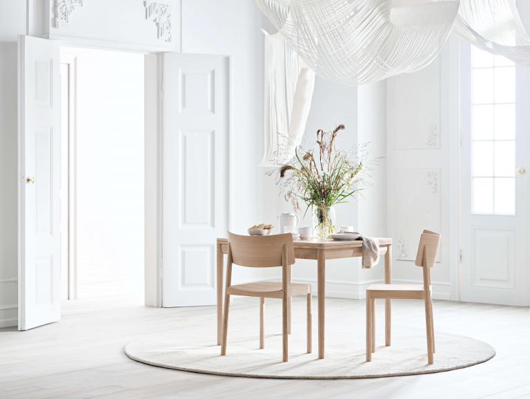 Bolia DoubleUp uitschuifbare tafel 80-193x96 naturel gelakt eiken