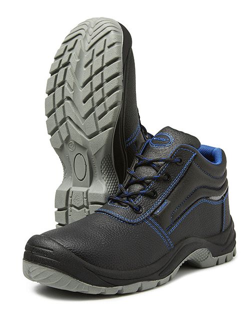 4work 4w16 Veiligheidsschoen S3 - Werkschoenen - Zwart Blauw Grijs Hoog 47