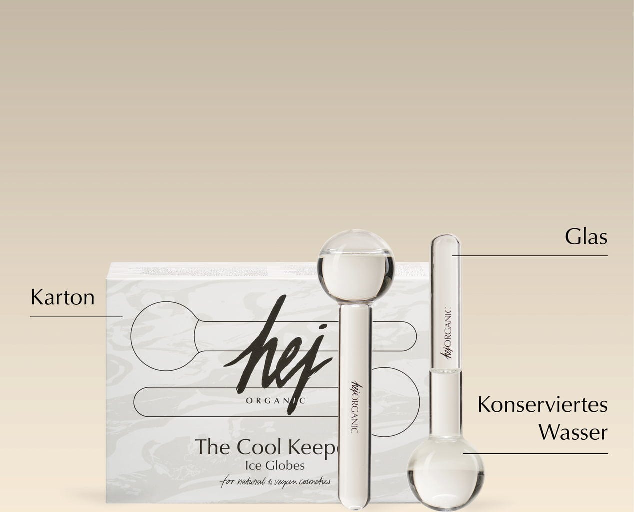 HEJ ORGANIC  The Cool Keeper Ice Globes