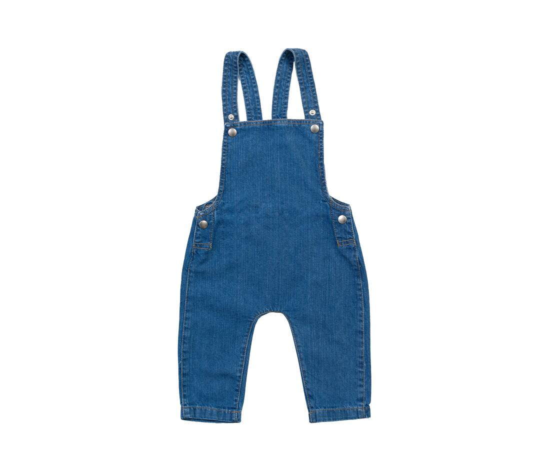 BABYBUGZ BZ056 - Salopette Bébé en Denim Bio Confortable