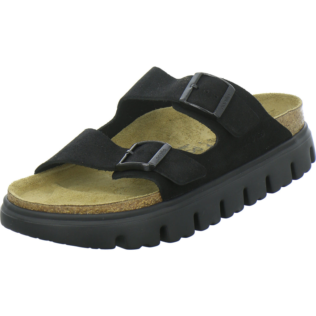 Birkenstock Pantoletten Damen Arizona Platform Schwarz