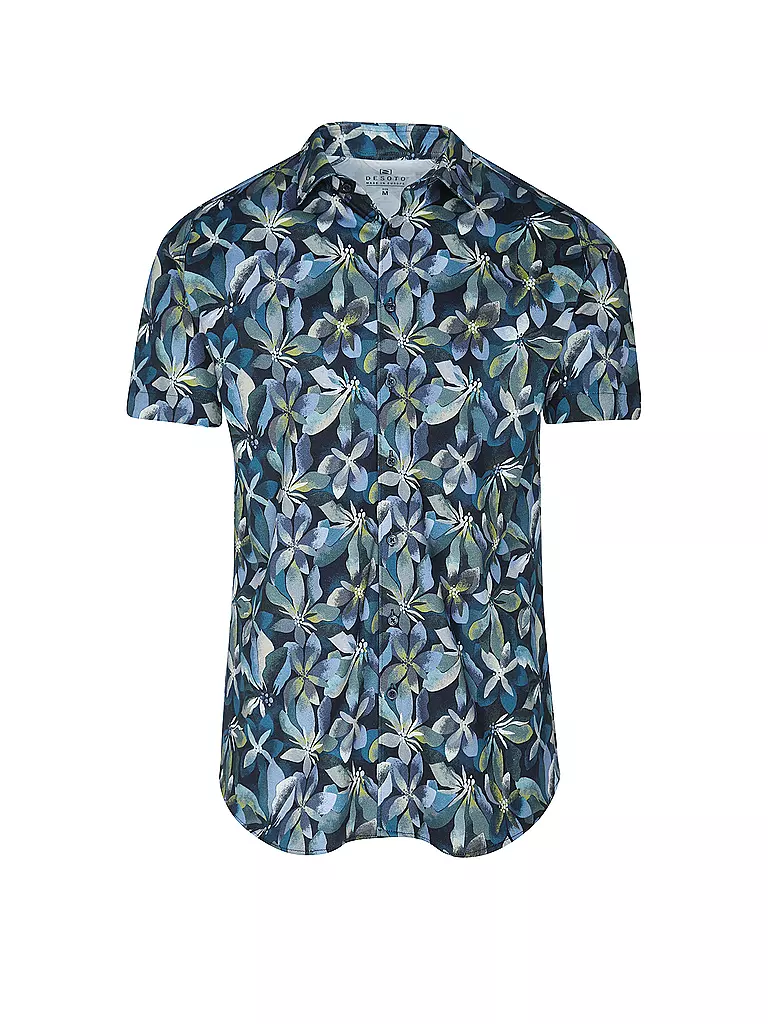 DESOTO Jerseyhemd Slim Fit  dunkelblau